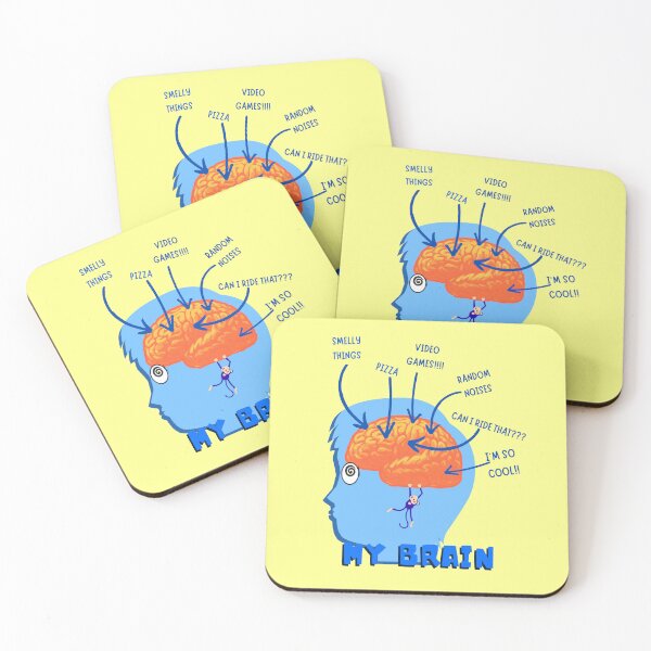Item preview, My Kid Brain for Boys Yellow designed and sold by Evolved-LovinIt.