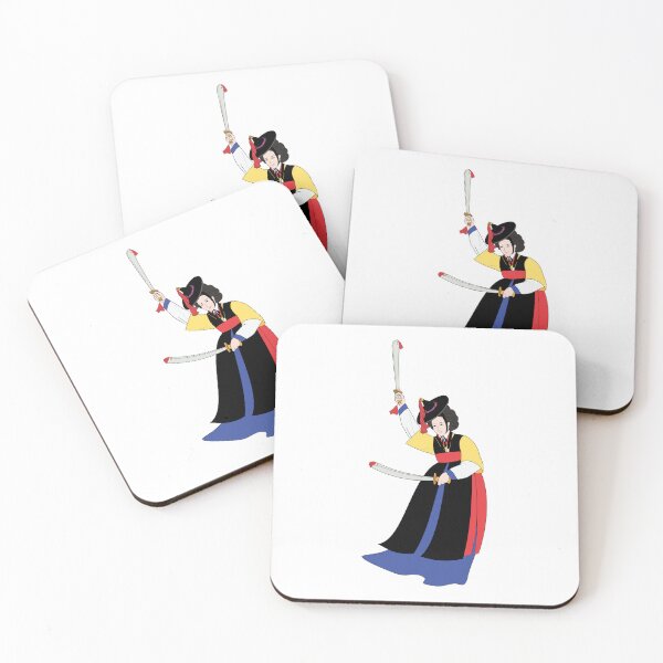 Item preview, Sword Woman Dance, Korean art, modern minhwa, Sword fighter, dance designed and sold by allpalgo.