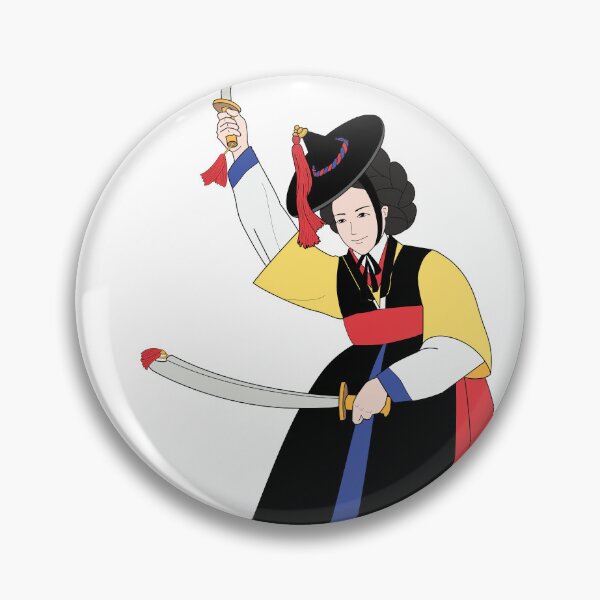 Item preview, Sword Woman Dance, Korean art, modern minhwa, Sword fighter, dance designed and sold by allpalgo.