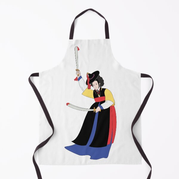Item preview, Sword Woman Dance, Korean art, modern minhwa, Sword fighter, dance designed and sold by allpalgo.