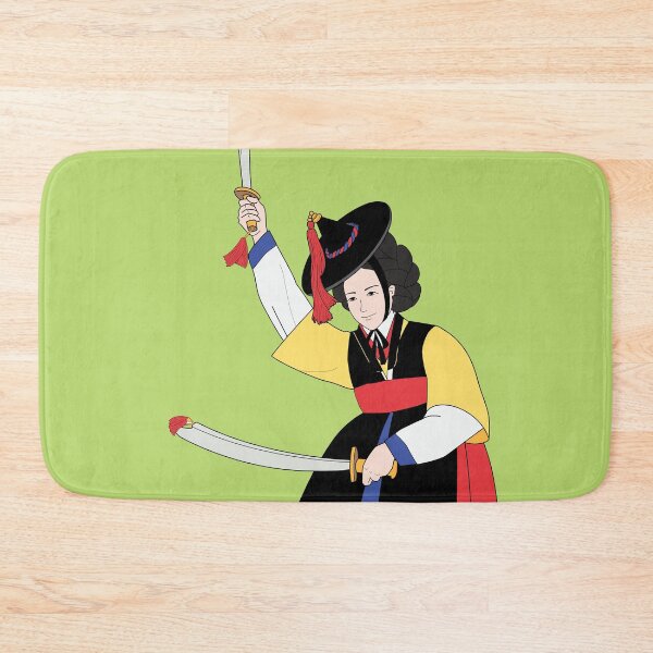 Item preview, Sword Woman Dance, Korean art, modern minhwa, Sword fighter, dance designed and sold by allpalgo.