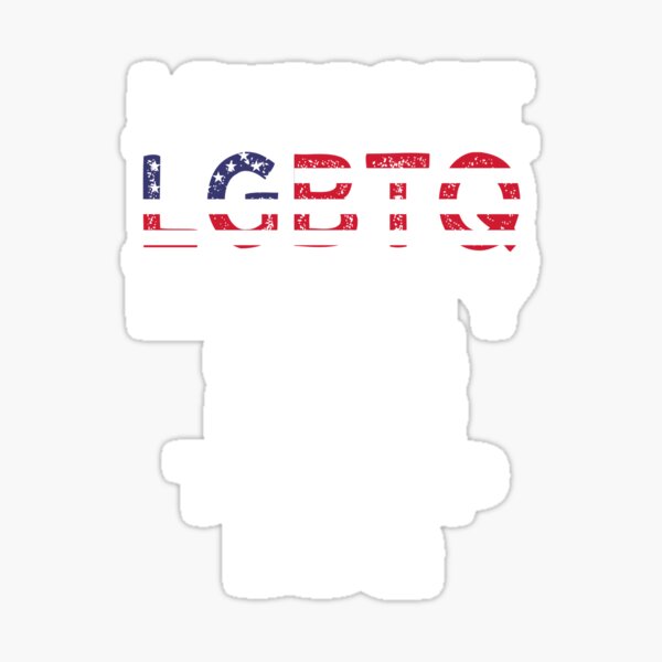 "ISupportLGBTQLibertyGunsBeerBBQ" Sticker for Sale by
