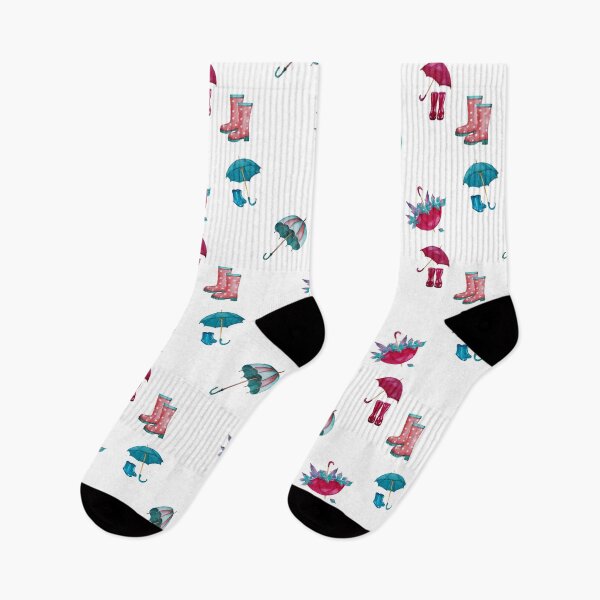 Item preview, Watercolor Umbrellas and Rain Boots  designed and sold by silviaol.