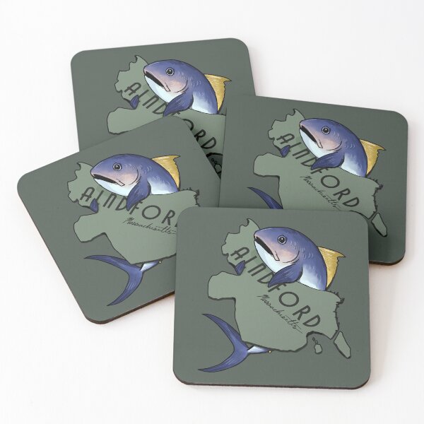 Item preview, Alndford Map with Tuna designed and sold by ColorfulandWild.