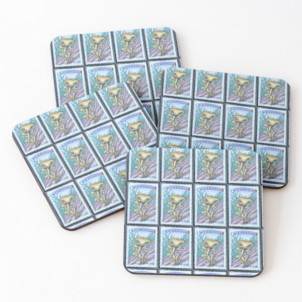 Item preview, Mushroom Vintage Postage Stamp designed and sold by Factory57.