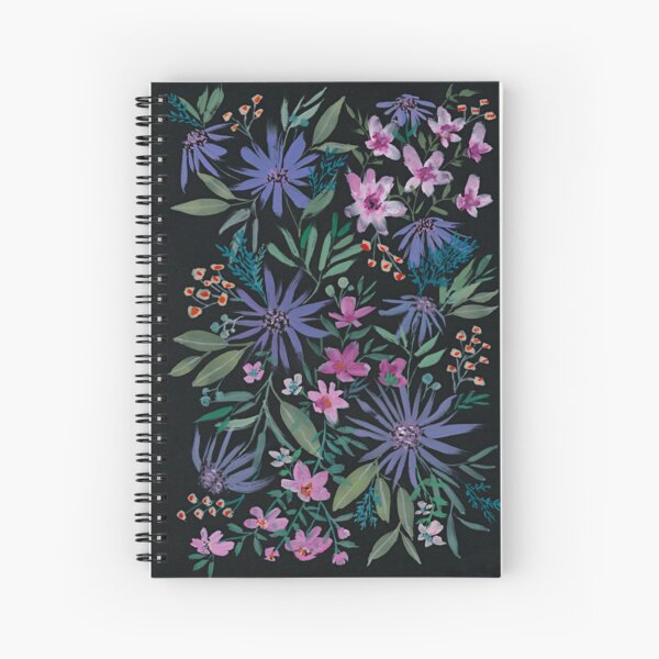 Aperçu de l'œuvre Fleurs à la gouache créée et vendue par pigmentandgrain.