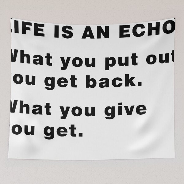 Item preview, Life is an Echo! designed and sold by MendyK.