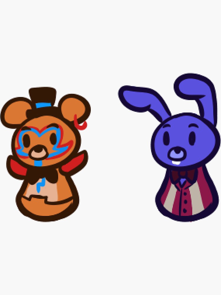 Bonnie Bowl FNAF Freddy Videogame Ruin DLC Bowling Sticker for