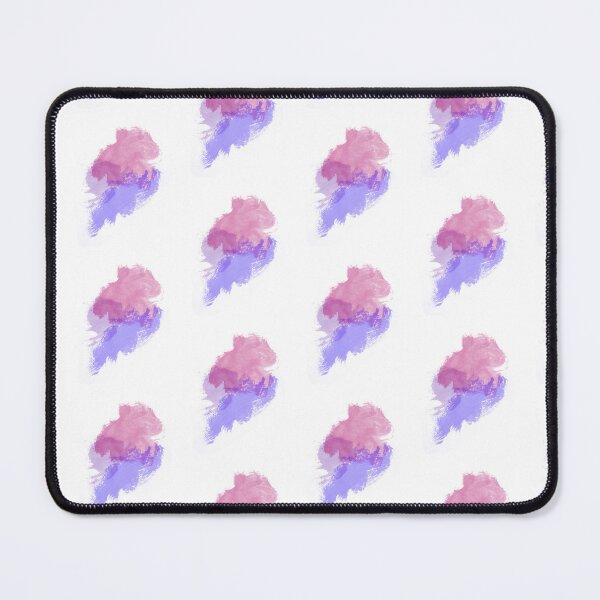 Aperçu de l'œuvre Motif de taches abstraites aquarelle barbe à papa rose créée et vendue par Ankerd.