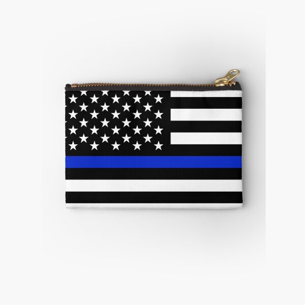 Item preview, Thin blue line horizontal police flag designed and sold by Cloud9hopper.