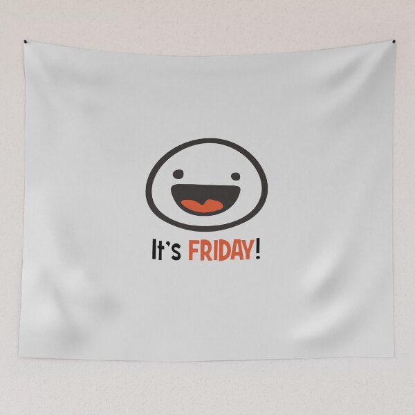 Item preview, It's Friday designed and sold by Mad Monkey Shop.