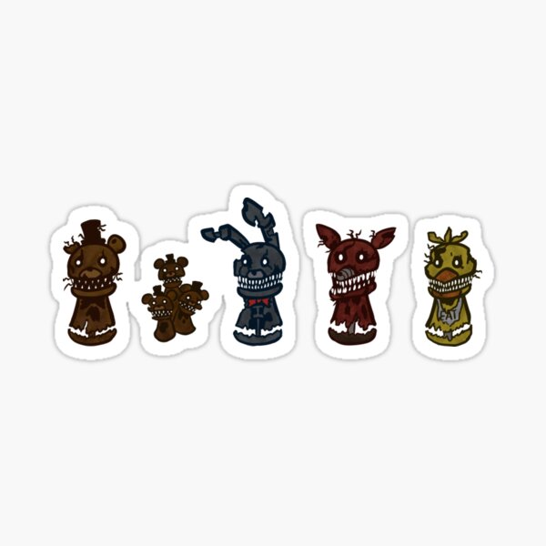 FNAF 1 Gang Beans Sticker for Sale by Erigold13261