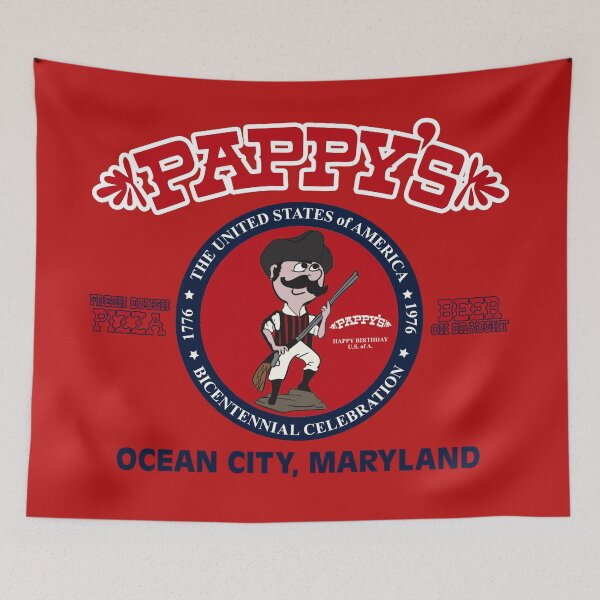 Item preview, Pappy's Bicentennial, Ocean City, MD designed and sold by TeeArcade84.