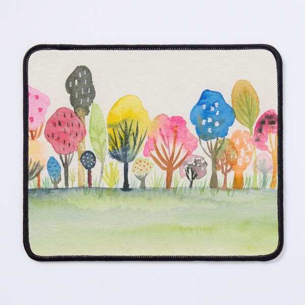 Item preview, Watercolour Landscape Trees designed and sold by pigmentandgrain.