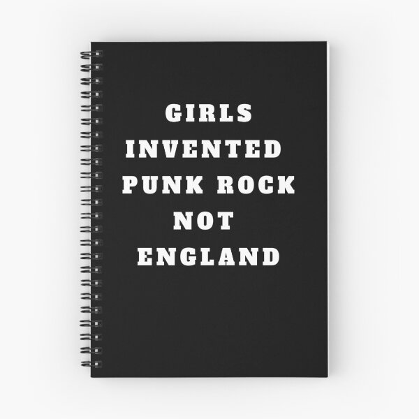 Item preview, Girls Invented Punk Rock Not England Rainbow Blackish T Shirt designed and sold by Gavinstees.