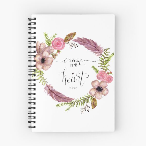 Item preview, "Courage Dear Heart" C.S. Lewis Quote designed and sold by taisophia.