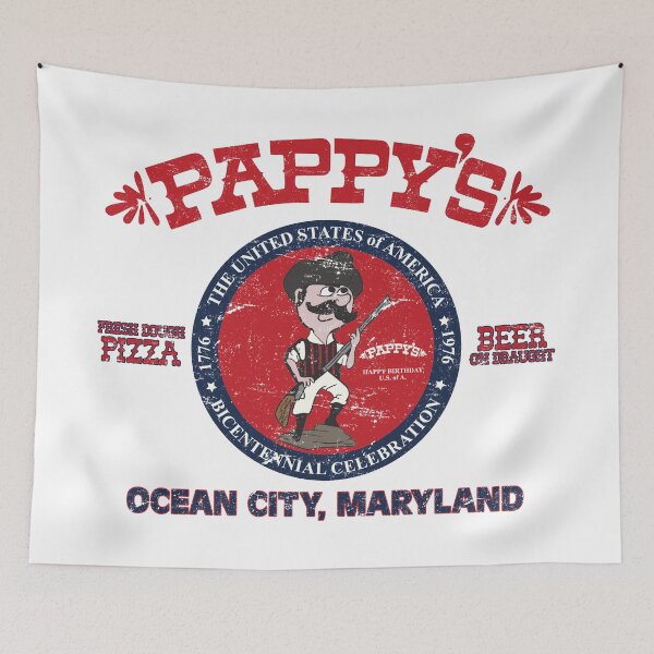 Item preview, Distressed Pappy's Bicentennial, Ocean City, MD designed and sold by TeeArcade84.