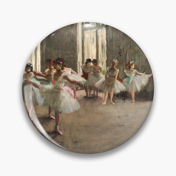 Item preview, Edgar Degas French Impressionism Oil Painting Ballerinas Rehearsing Dancing designed and sold by TeeARTHY.