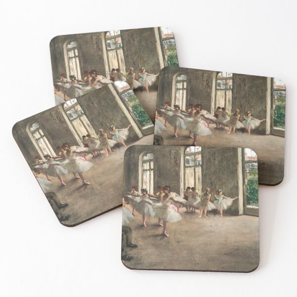 Item preview, Edgar Degas French Impressionism Oil Painting Ballerinas Rehearsing Dancing designed and sold by TeeARTHY.