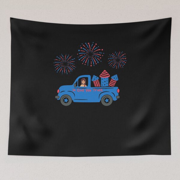 Item preview, In God We Trust Red White And Blue designed and sold by RedSparkle.