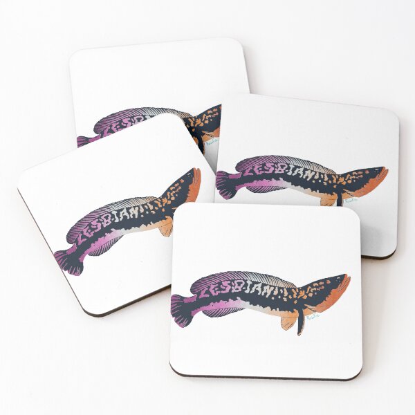 Item preview, Lesbian Flag Snakehead designed and sold by RainFish.