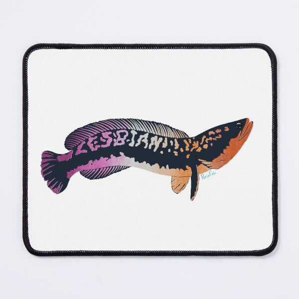 Item preview, Lesbian Flag Snakehead designed and sold by RainFish.