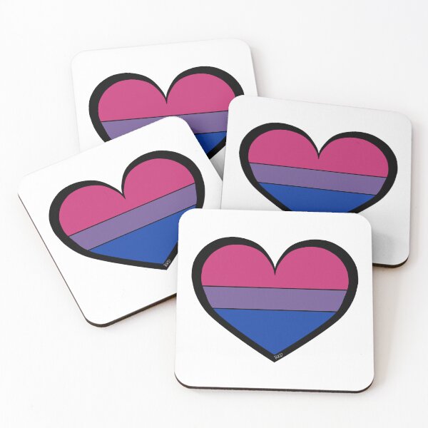 Item preview, Bisexual Heart designed and sold by Comfort-Station.