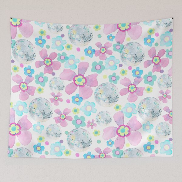 Item preview, Bright Disco Floral designed and sold by KBurnsArt.