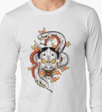 Camiseta de manga larga Hannya del perro rabioso