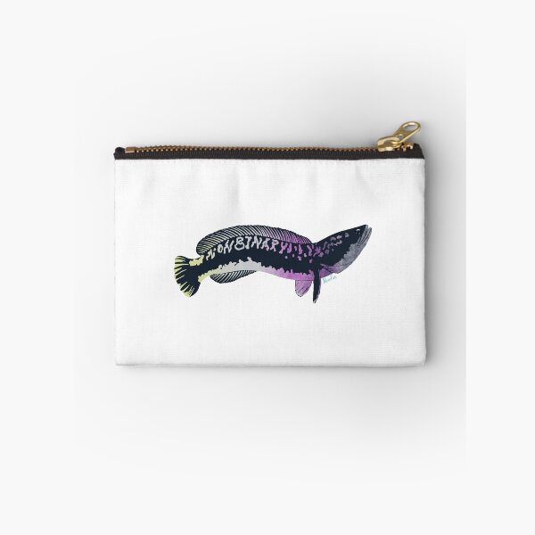Item preview, Nonbinary Flag Snakehead designed and sold by RainFish.