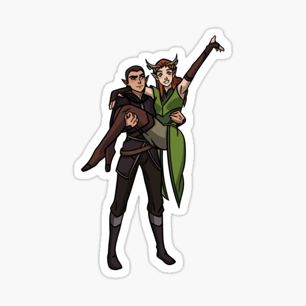 Item preview, Keyleth and Vax designed and sold by marissamulea.