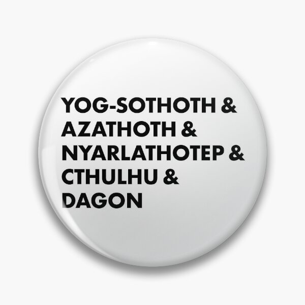 Item preview, Yog-Sothoth & Azathoth & Nyarlathotep & Cthulhu & Dagon (black) designed and sold by Murder of Crows.