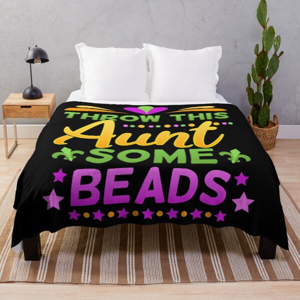 Item preview, Throw This Aunt Some Beads Mardi Gras 2021 Essential  designed and sold by bayirddrinen.