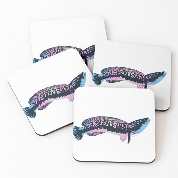 Item preview, Trans Flag Snakehead designed and sold by RainFish.