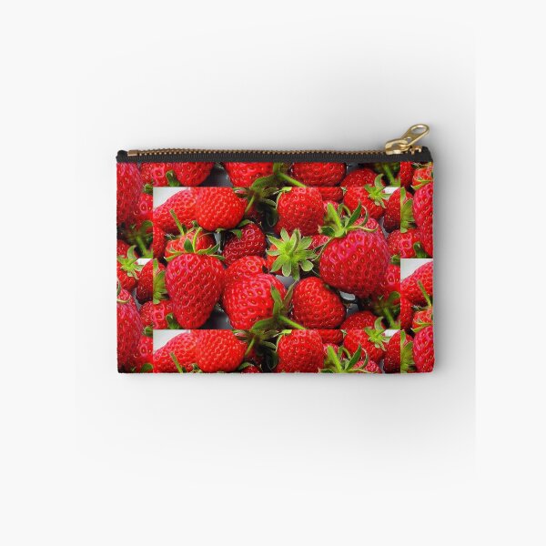Item preview, Strawberry Harvest Close Up Photo, Single and Repeating Pattern designed and sold by Nicolette Olivier.