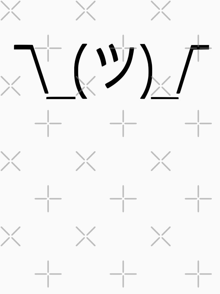 "Shrug Emoticon" Tshirt for Sale by coolfuntees Redbubble shrug t
