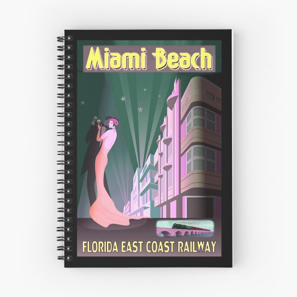 Item preview, MIAMI BEACH: Vintage Art Deco Buildings Print designed and sold by posterbobs.