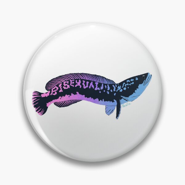 Item preview, Bisexual Flag Snakehead designed and sold by RainFish.