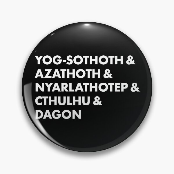 Item preview, Yog-Sothoth & Azathoth & Nyarlathotep & Cthulhu & Dagon (white) designed and sold by Murder of Crows.