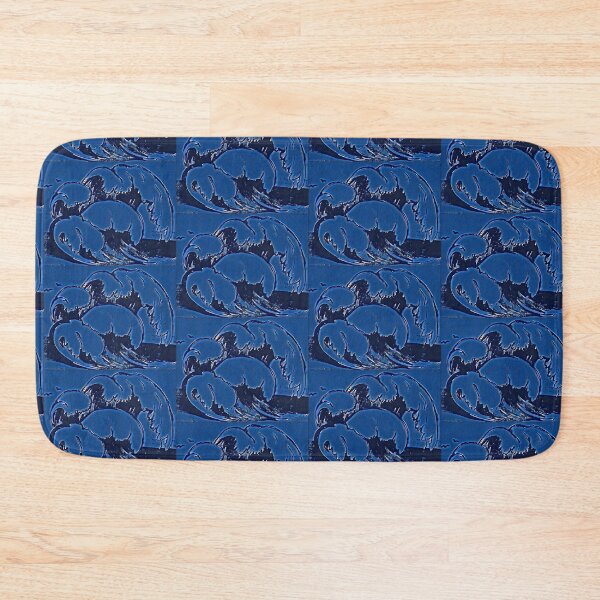 Item preview, Ocean wave, edited drawing, Dark blue designed and sold by MariDaniArt.