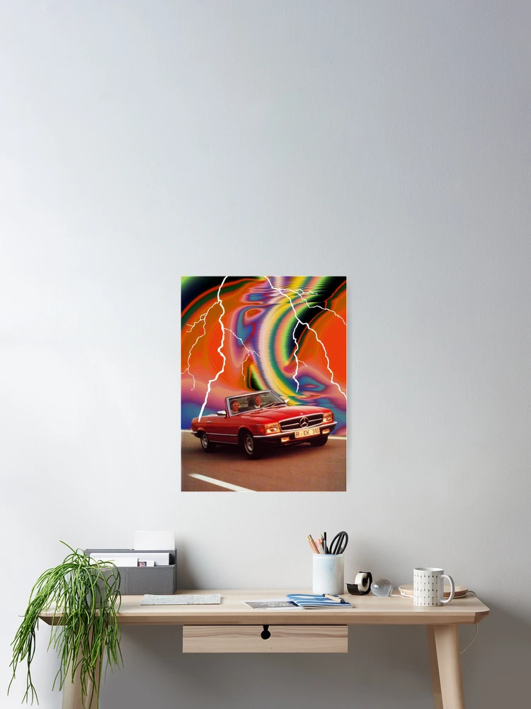 Thumbnail 2 of 3, Poster, Psychedelic Storm designed and sold by _InTheGreenhouse.