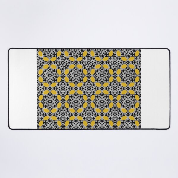 Artikelvorschau, Das graue Blumenmandala-Design im nahtlosen Muster des Goldgewebes entworfen und verkauft von MyMemoriesArts.