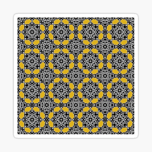 Artikelvorschau, Das graue Blumenmandala-Design im nahtlosen Muster des Goldgewebes entworfen und verkauft von MyMemoriesArts.