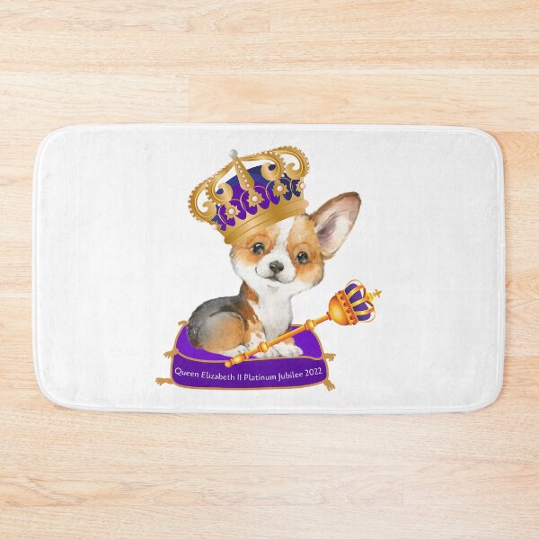Item preview, Corgi Celebrating, Queen Platinum Jubilee 2022 designed and sold by ElliottKiti.