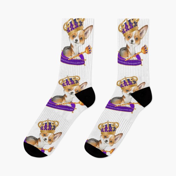 Item preview, Corgi Celebrating, Queen Platinum Jubilee 2022 designed and sold by ElliottKiti.