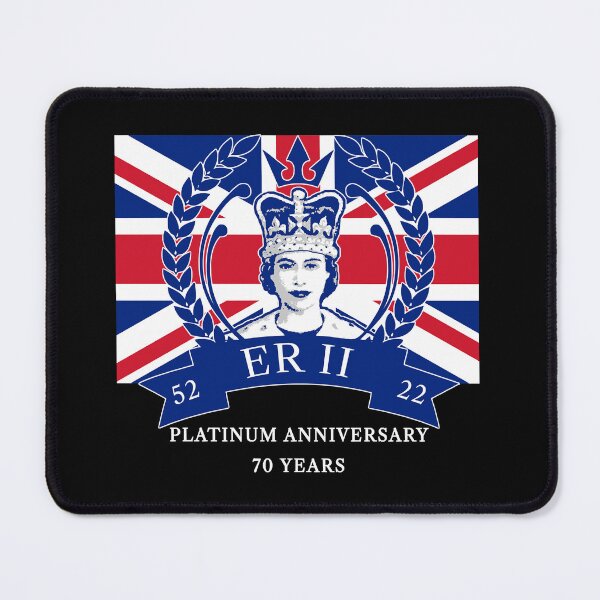Item preview, Queen II PLATINUM Jubilee 70 Years with Union Jack designed and sold by ElliottKiti.