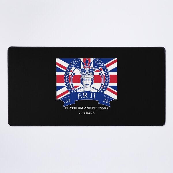 Item preview, Queen II PLATINUM Jubilee 70 Years with Union Jack designed and sold by ElliottKiti.