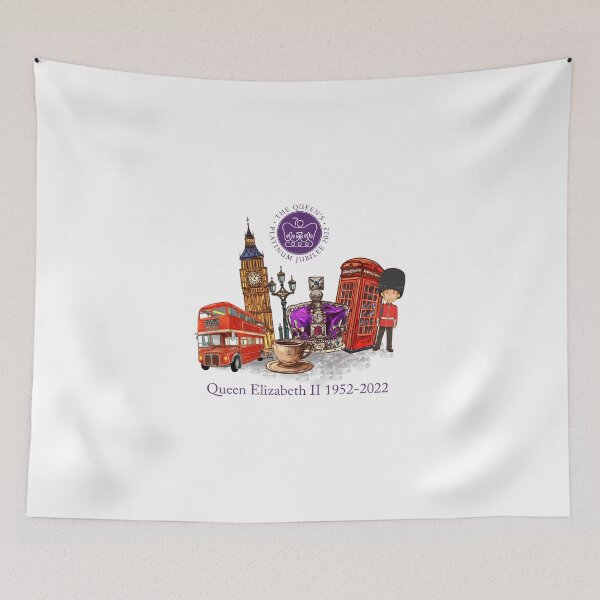 Item preview, Queen, Jubilee, 70 Years 1952-2022 Celebration British Monarch Queen,Qeen art designed and sold by ElliottKiti.
