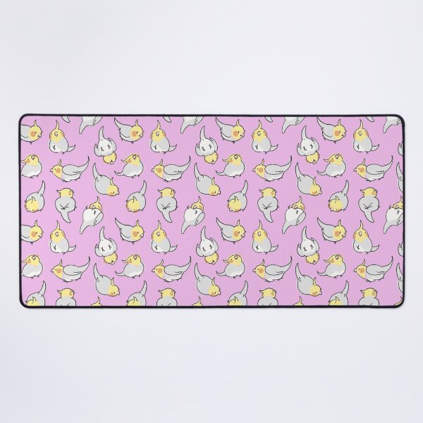 Item preview, Light Cockatiel Doots on Pink designed and sold by Alstro-Arts.