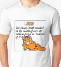 garfield black death comic Unisex T-Shirt